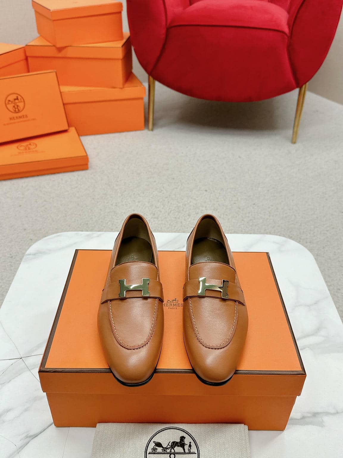 Hermes Loafer Ｈ-13